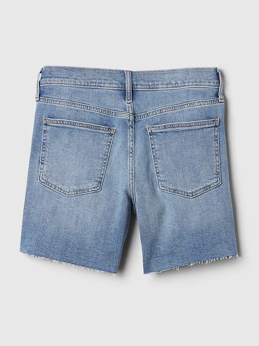 Gap 5" Mid Rise Denim Girlfriend Shorts