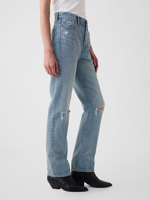 Gap High Rise Rigid '90s Straight Jeans