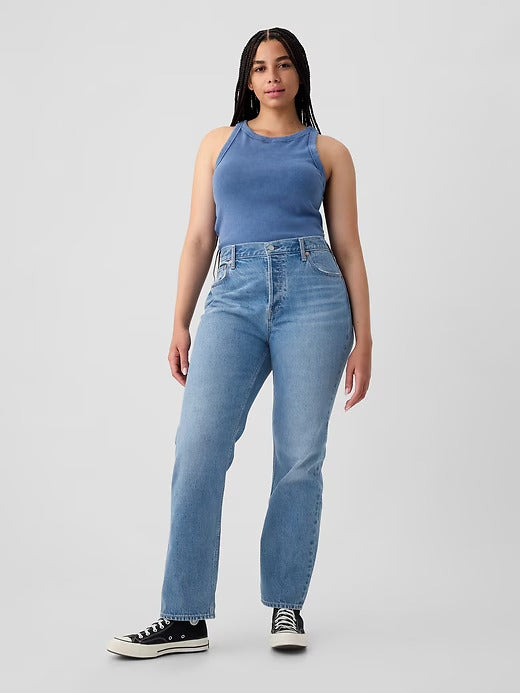 Gap High Rise Rigid '90s Straight Jeans