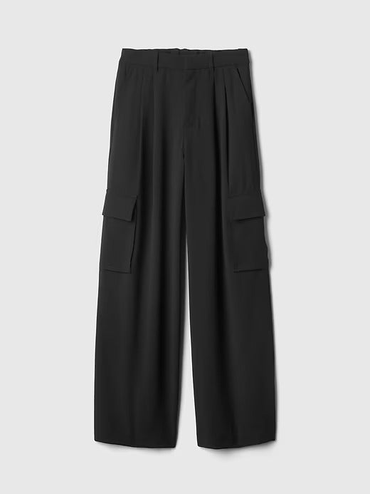 Gap 365 High Rise Cargo Pleated Trousers