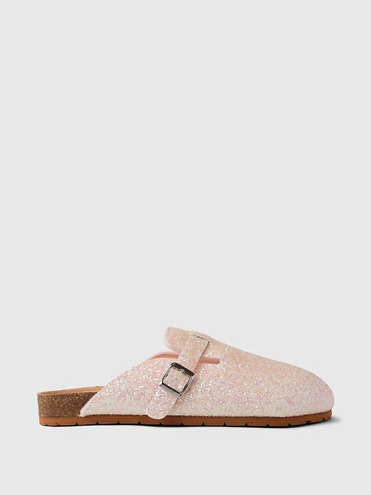 Gap Kids Glitter Cork Clogs