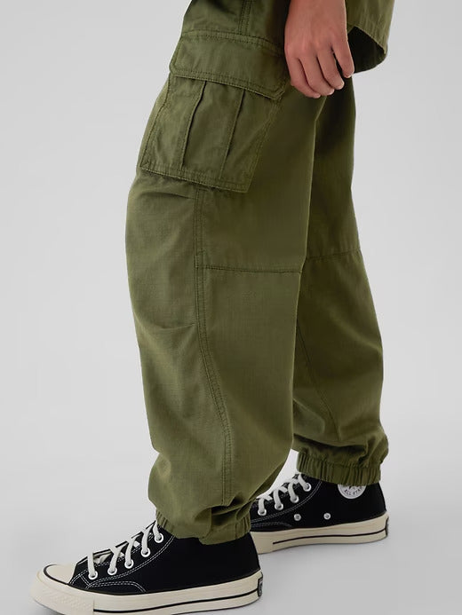 Gap Kids Pull-On Camo Cargo Baggy Pants