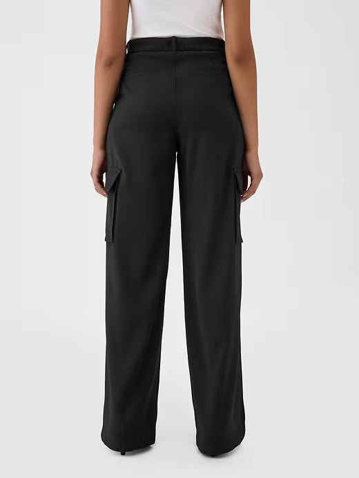 Gap 365 High Rise Cargo Pleated Trousers