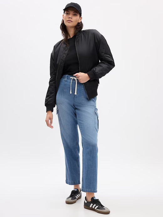 Gap Denim Easy Cargo Joggers