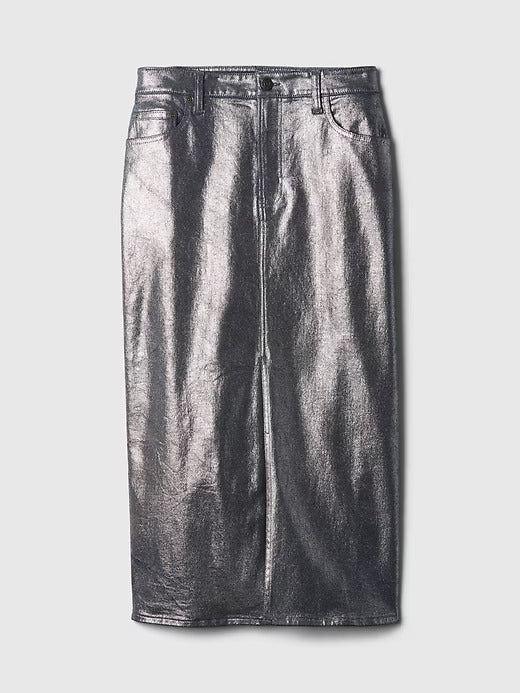 Gap Foil Midi Skirt