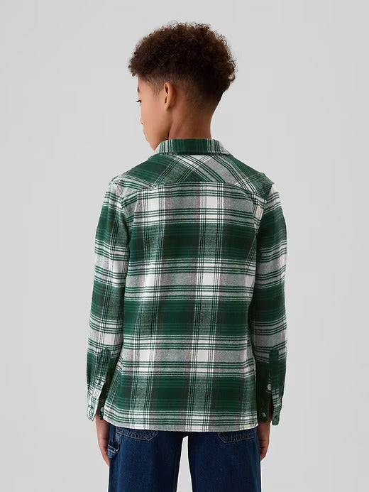 Gap Kids Organic Cotton Flannel Shirt