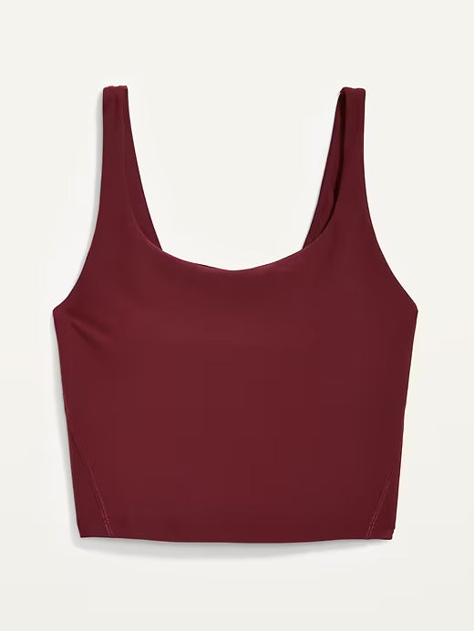 Old Navy Light Support PowerSoft Longline Sports Bra