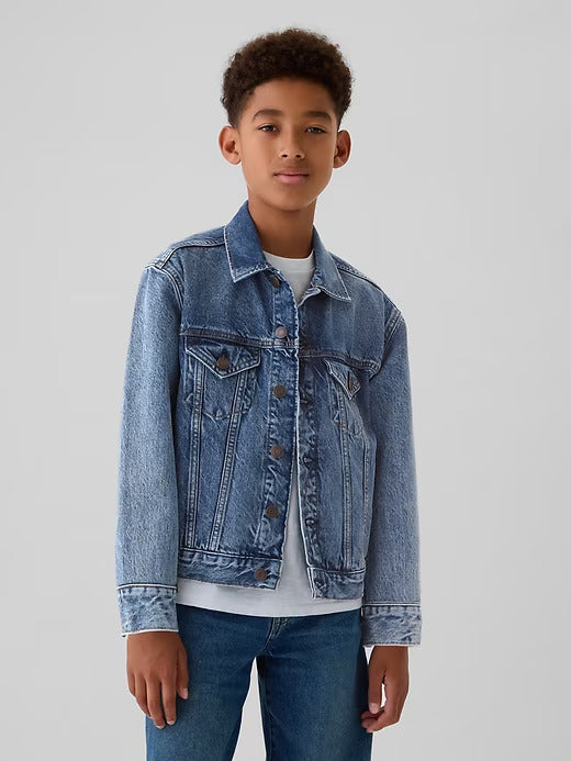 Gap Kids Organic Cotton Icon Denim Jacket