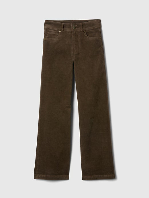 Gap High Rise Corduroy Stride Wide-Leg Pants