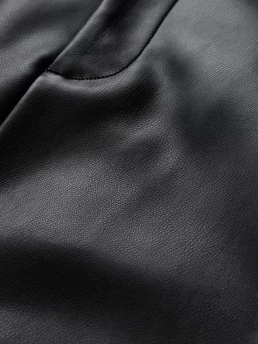 Gap Vegan Leather Cargo Midi Skirt