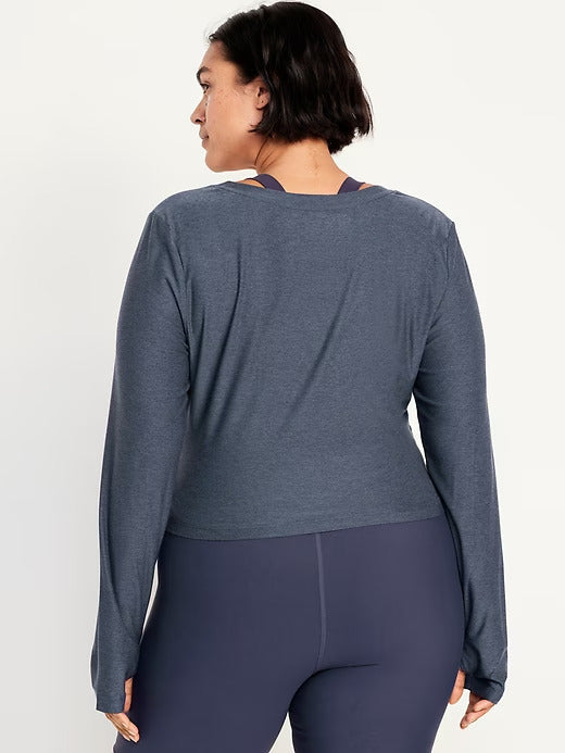 Old Navy CloudMotion Wrap-Front Top