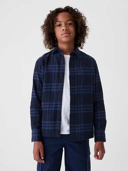 Gap Kids Organic Cotton Flannel Shirt