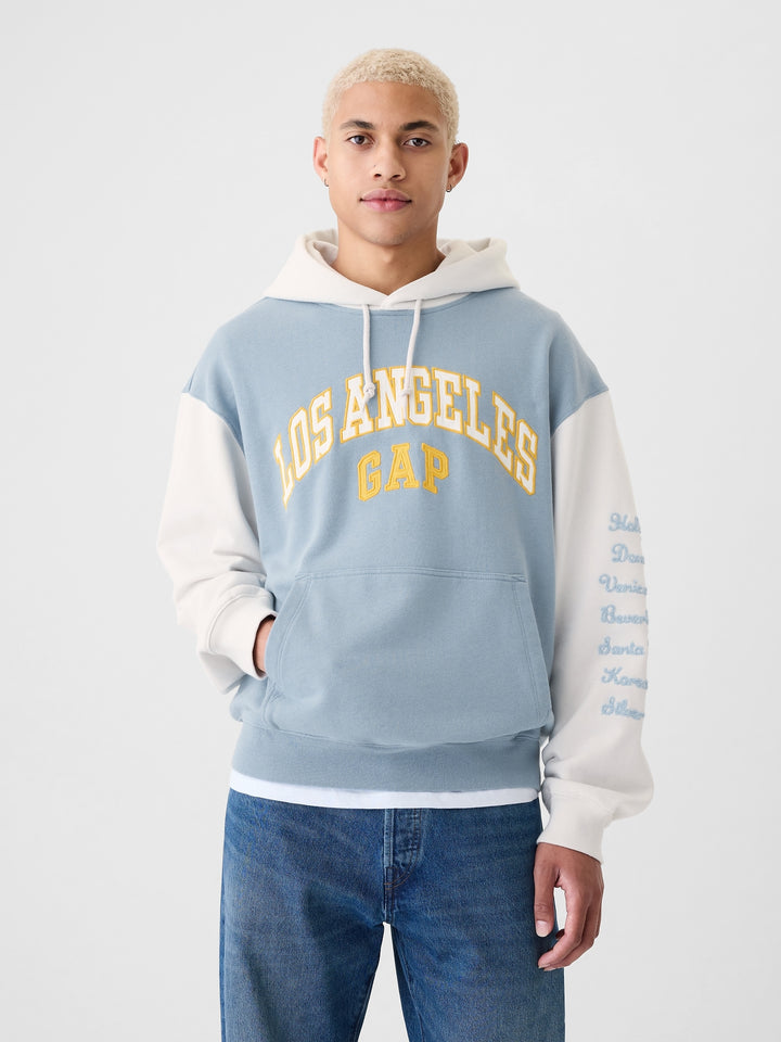 GAP NYC Logo Colorblock Hoodie