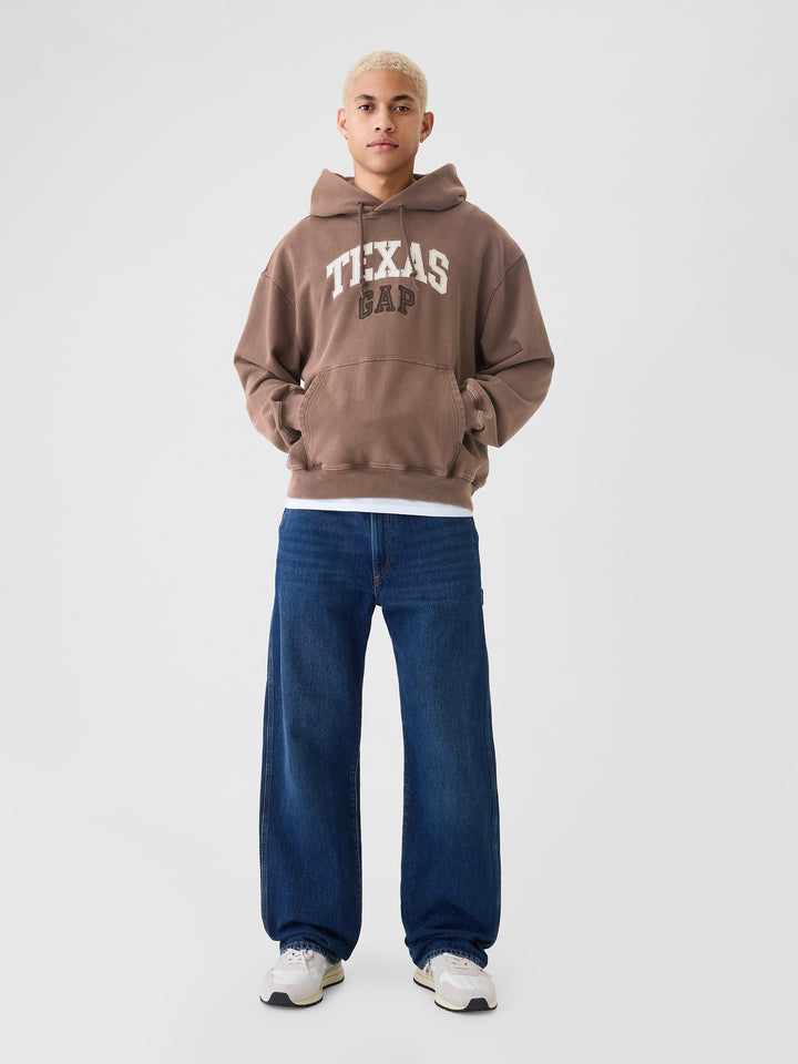 GAP NYC Logo Colorblock Hoodie