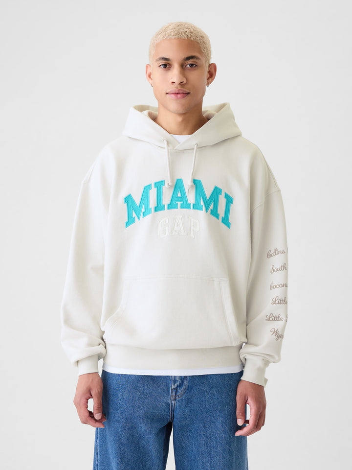 GAP NYC Logo Colorblock Hoodie