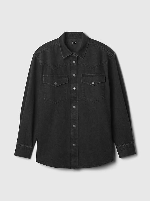 Gap Denim Western Shirt Jacket