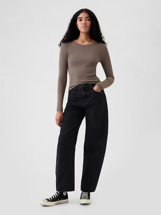 Gap Modern Rib Cropped T-Shirt