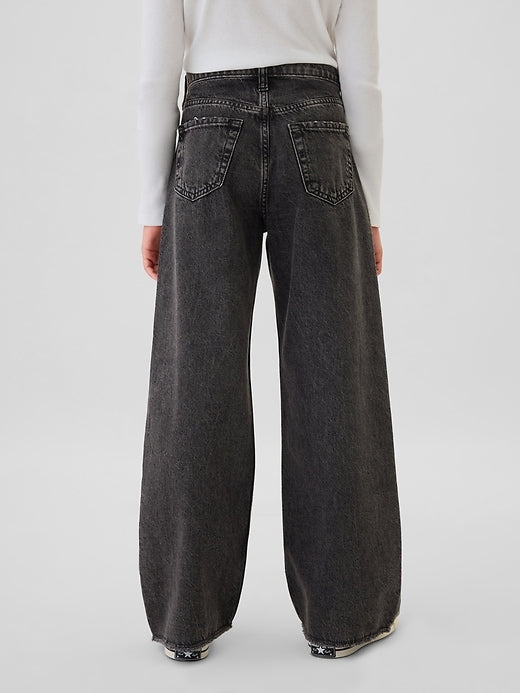 Gap Kids Low Rise Stride Wide-Leg Jeans