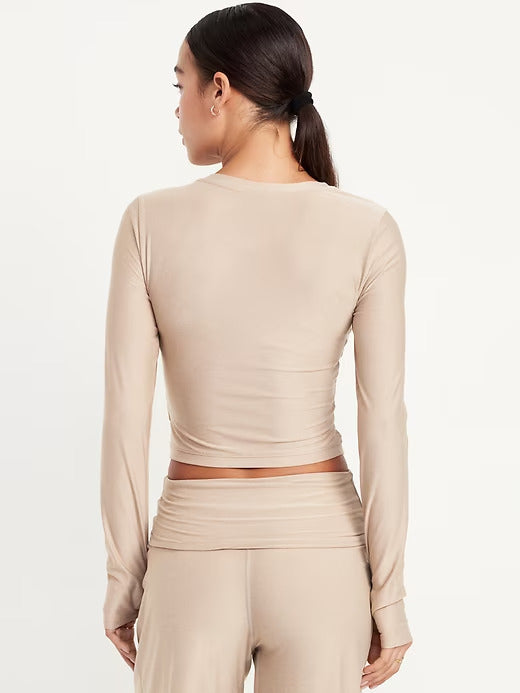 Old Navy CloudMotion Wrap-Front Top