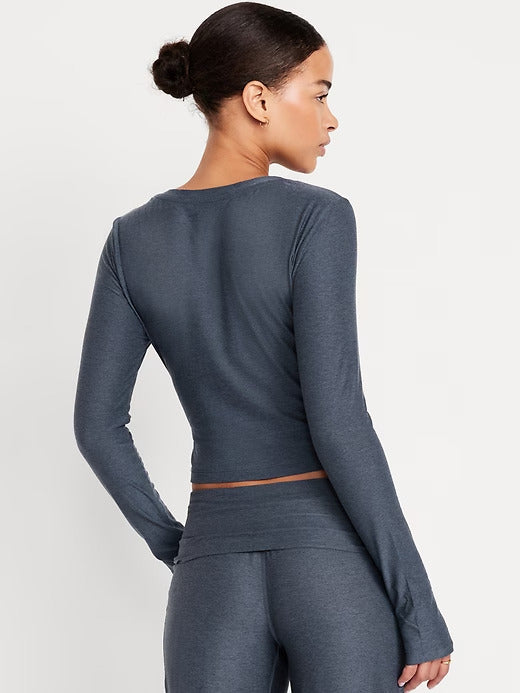 Old Navy CloudMotion Wrap-Front Top