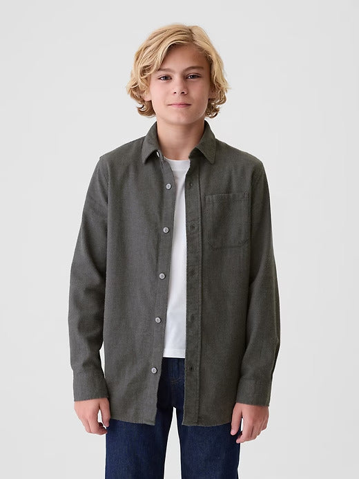 Gap Kids Organic Cotton Flannel Shirt