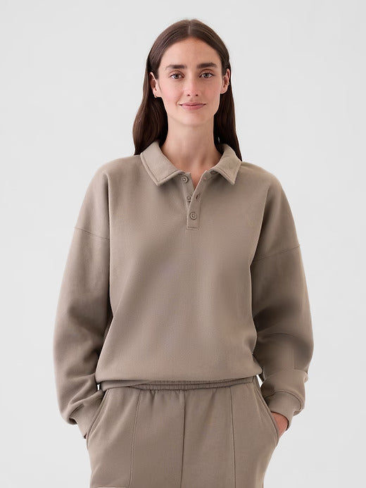 Gap VintageSoft Polo Sweatshirt
