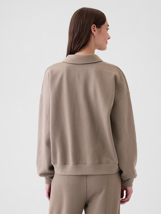 Gap VintageSoft Polo Sweatshirt