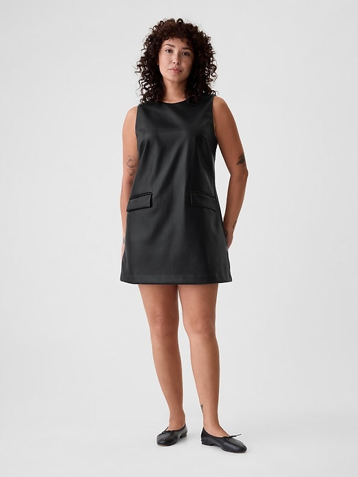 Gap Linen-Blend Mini Shift Dress