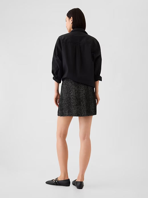 Gap Herringbone Mini Skirt