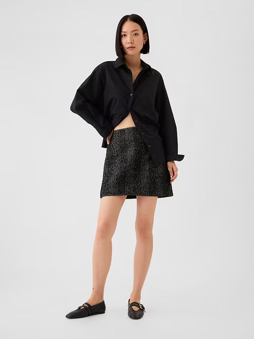 Gap Herringbone Mini Skirt