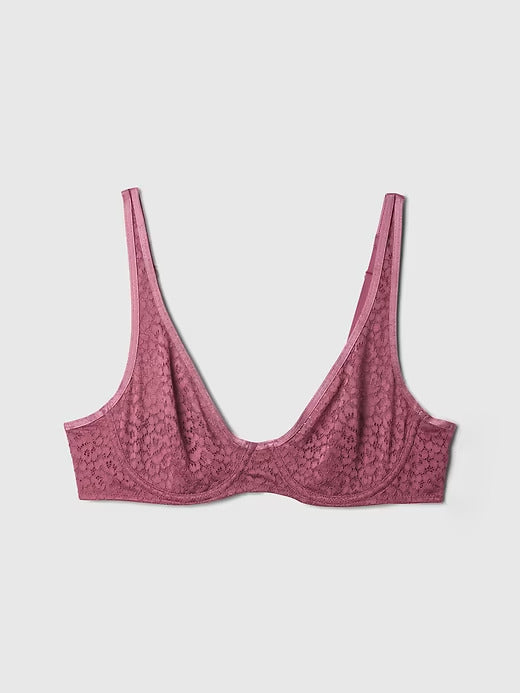 Gap Lace Unlined Semi-Demi Bra