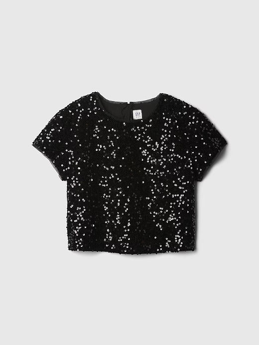 Gap Kids Sequin Velvet Top