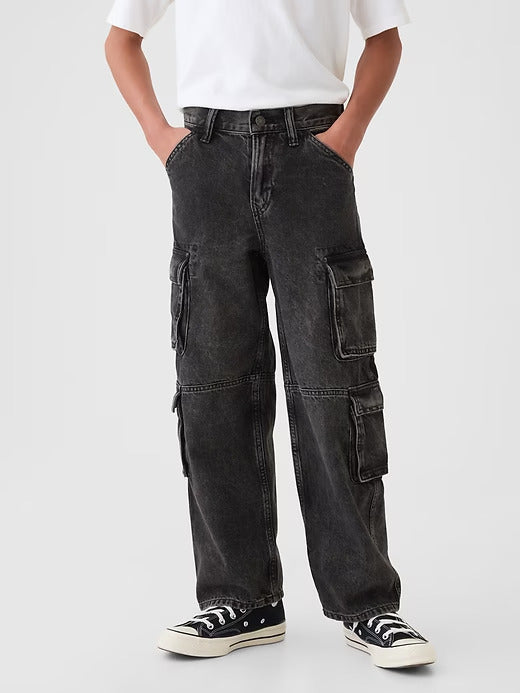 Gap Kids Double Cargo Baggy Jeans