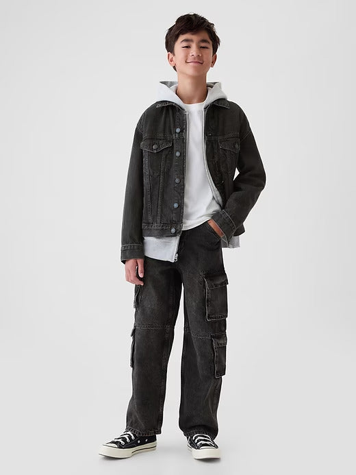 Gap Kids Double Cargo Baggy Jeans