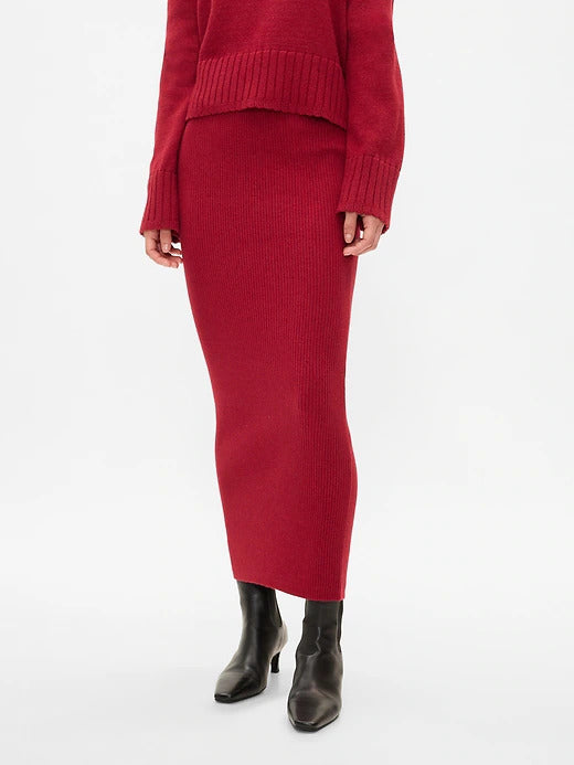 Gap CashSoft Rib Maxi Sweater Skirt