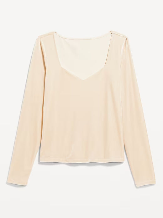 Old Navy Fitted Velvet Top