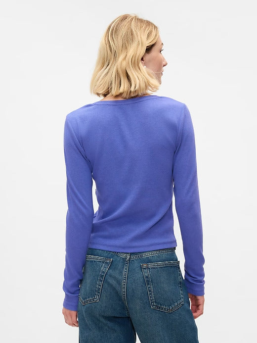 Gap Modern Rib Cropped T-Shirt