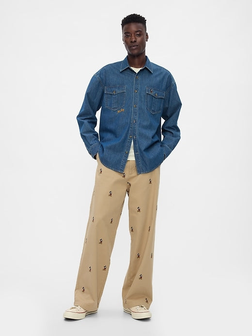 Gap Gap × Disney Denim Western Shirt