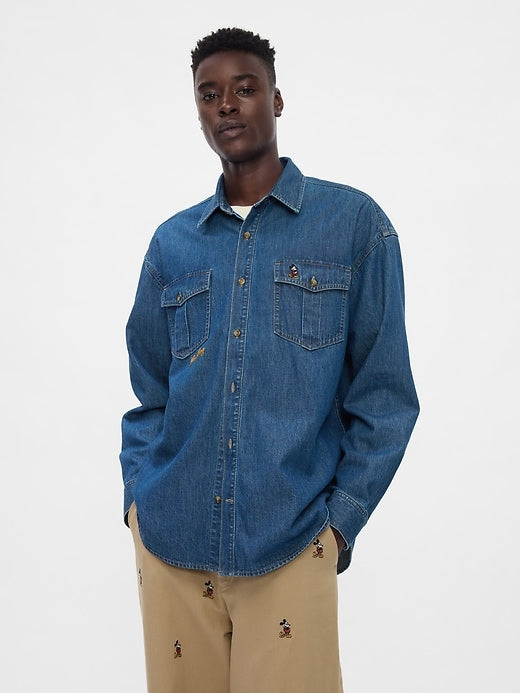 Gap Gap × Disney Denim Western Shirt