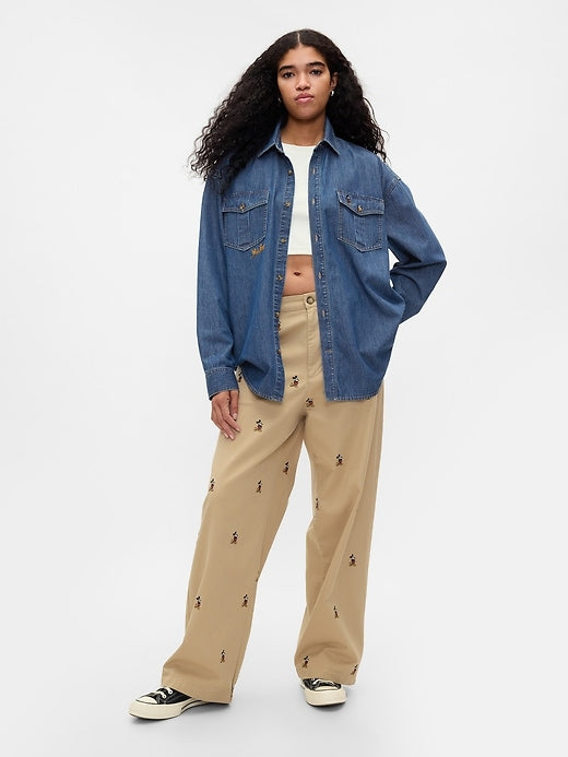 Gap Gap × Disney Denim Western Shirt