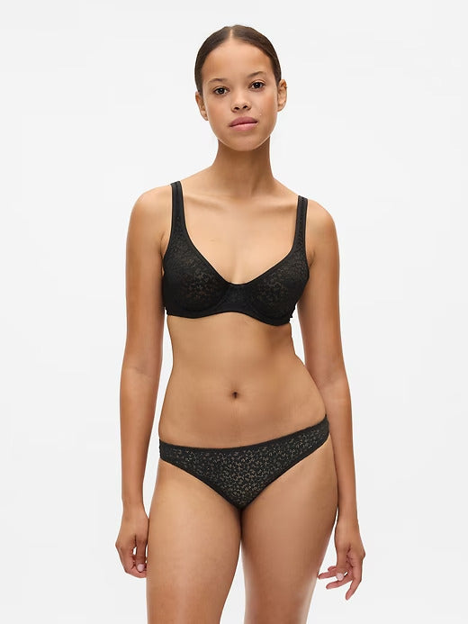 Gap Lace Unlined Semi-Demi Bra