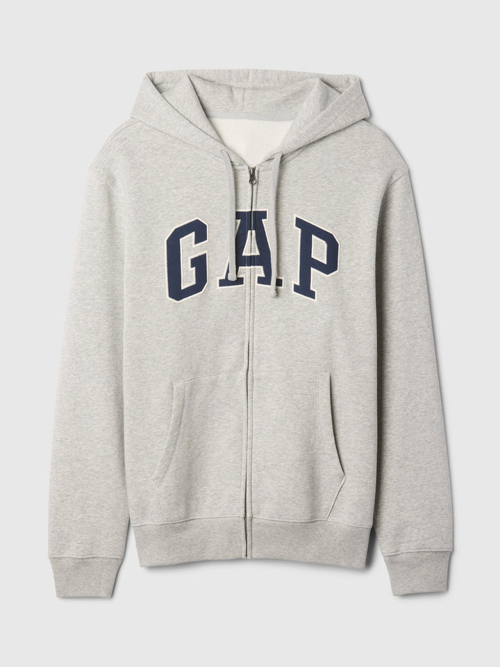 GAP VintageSoft Arch Logo Full-Zip Hoodie