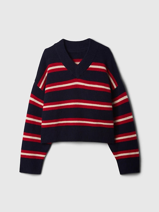 Gap Kids CashSoft Oversized V-Neck Sweater