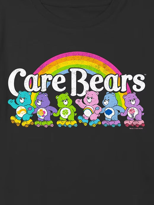 Gap Kids Care Bears Roller Skates Graphic Boxy Crop Tee