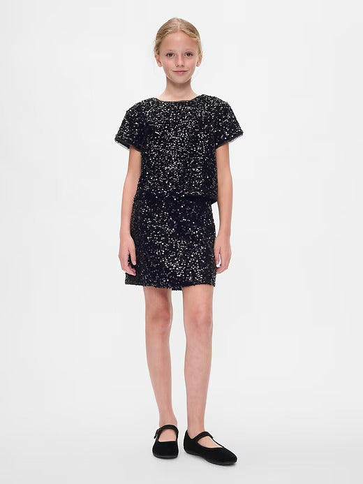 Gap Kids Sequin Velvet Top