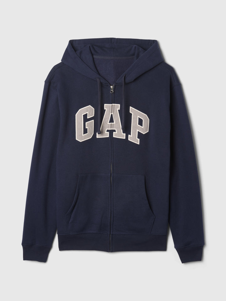 GAP VintageSoft Arch Logo Full-Zip Hoodie