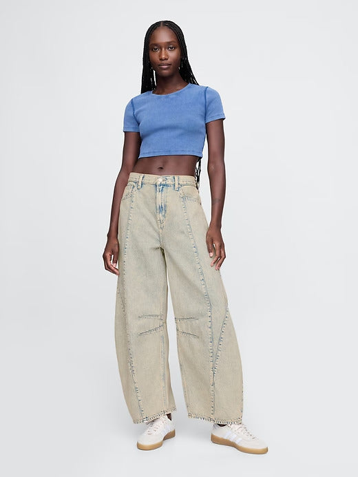 Gap High Rise Horseshoe Jeans