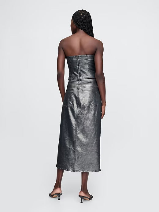 Gap Foil Midi Skirt