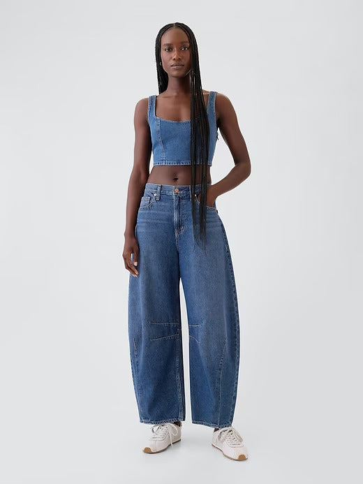 Gap High Rise Horseshoe Jeans