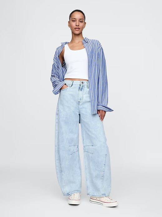 Gap High Rise Horseshoe Jeans